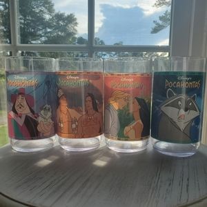 Vintage Pocahontas Burger King Cups (4)